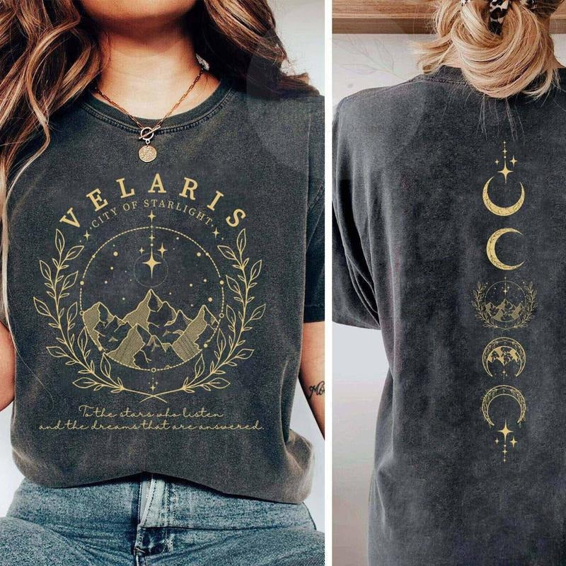 Velaris ACOTAR Comfort Colors Shirt Velaris City Starlight Night Court Shirt SJM Shirt Court Dreams Rhysand Cassian T-Shirts, Hoodie, Sweatshirt - T-Shirt, Sweatshirt, Hoodie
