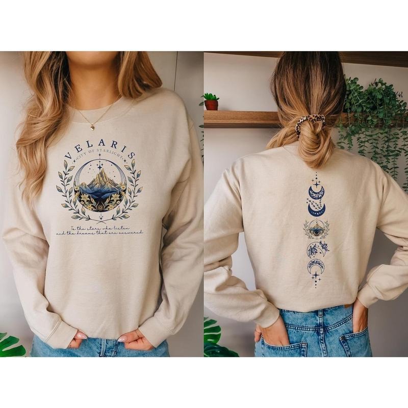 Velaris ACOTAR Velaris City Starlight Shirt Night Court SJM Shirt Court Dreams Rhysand Bookish T-Shirts, Hoodie, Sweatshirt - T-Shirt, Sweatshirt, Hoodie