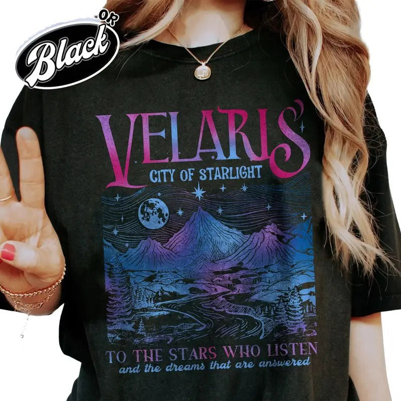 Velaris City Starlight Acotar Comfort Color Shirt T-Shirts, Hoodie, Sweatshirt - T-Shirt, Sweatshirt, Hoodie