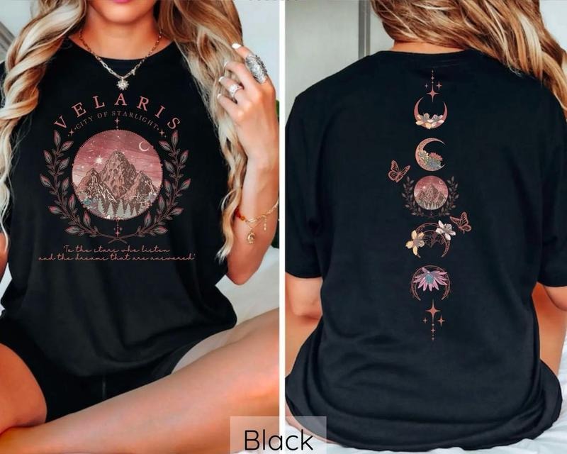 Velaris City Starlight Shirt SJM Velaris Night Court Shirt SJM Shirt Acotar Shirt Velaris ACOTAR Shirt Bookish T-Shirts, Hoodie, Sweatshirt - T-Shirt, Sweatshirt, Hoodie