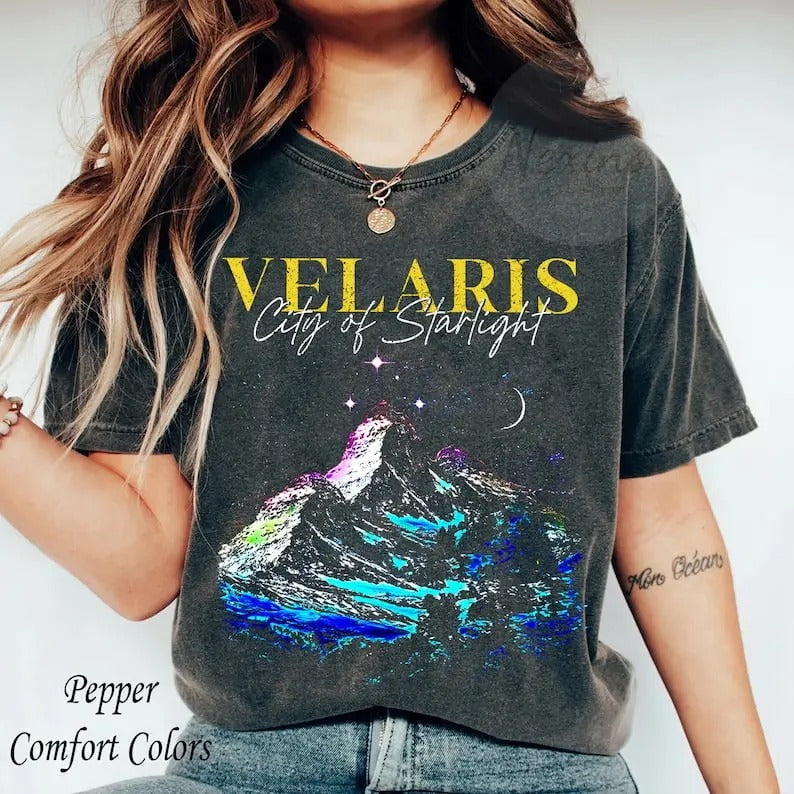 Velaris City Starlight Acotar Shirt Night Court Shirt Court Dreams Rhysand Cassian Sarah J Maas Booklover T-Shirts, Hoodie, Sweatshirt - T-Shirt, Sweatshirt, Hoodie