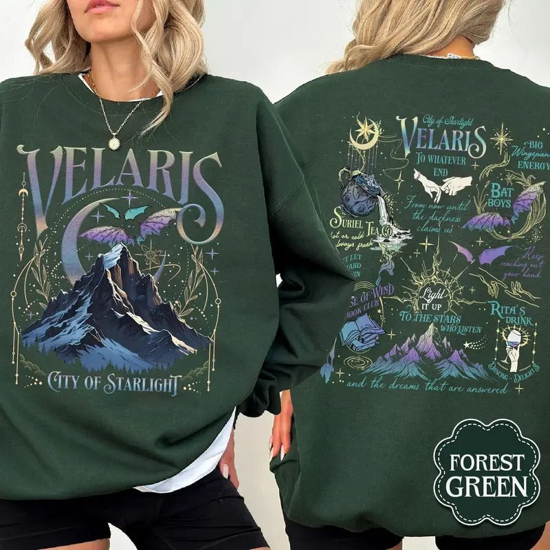 Velaris City Starlight Night Court Court Dreams City Starlight Acotar T-Shirts, Hoodie, Sweatshirt - T-Shirt, Sweatshirt, Hoodie