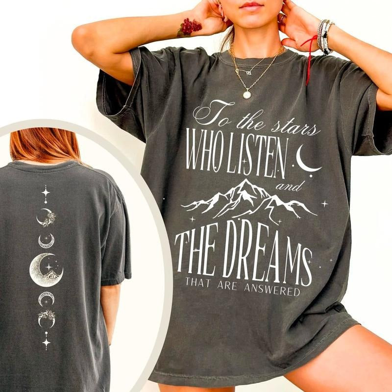 Velaris Shirt Stars Who Listen Acotar Shirt Acotar Sweatshrt Night Court Shirt Bookish T-Shirts, Hoodie, Sweatshirt - T-Shirt, Sweatshirt, Hoodie