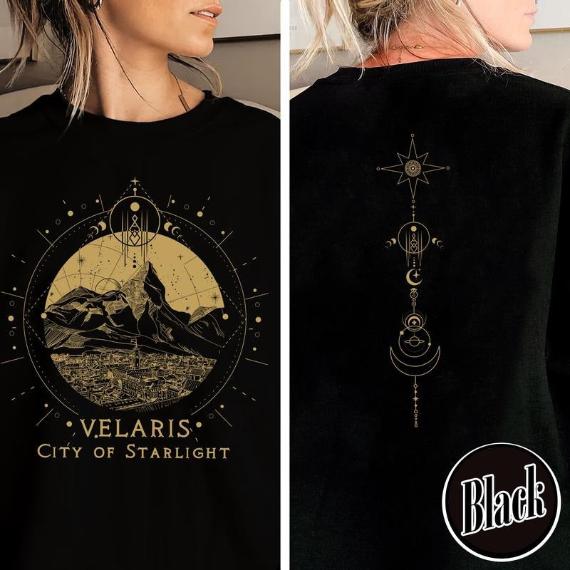 Velaris Starlight Shirt Velaris City Starlight Sjm Velaris Velaris Velaris Night Court T-Shirts, Hoodie, Sweatshirt - T-Shirt, Sweatshirt, Hoodie