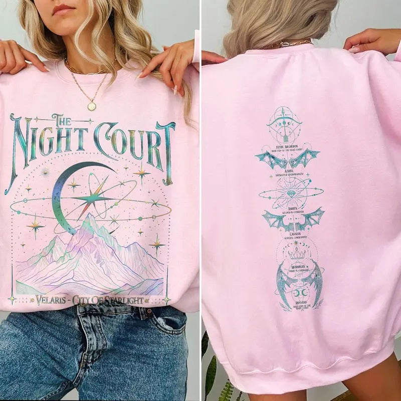 Velaris Night Court Acotar Velaris Night Court Court Dreams T-Shirts, Hoodie, Sweatshirt - T-Shirt, Sweatshirt, Hoodie
