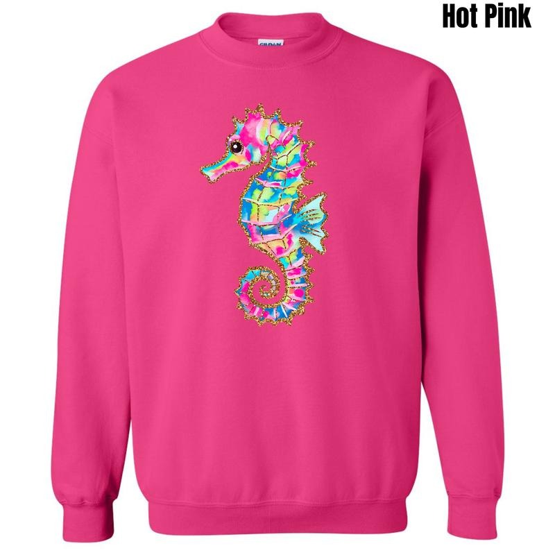 Vibrant Seahorse 'NLB' T-Shirts, Hoodie, Sweatshirt - T-Shirt, Sweatshirt, Hoodie