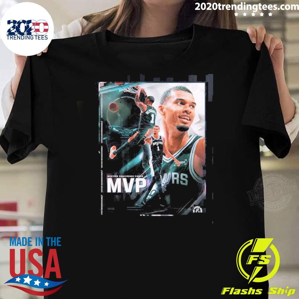 Victor Wembanyama San Antonio Spurs 2026 NBA Western Conference Finals MVP Shirt Unisex T-shirt, Sweatshirt, Hoodie, Long Sleeve Tee - T-Shirt, Sweatshirt, Hoodie