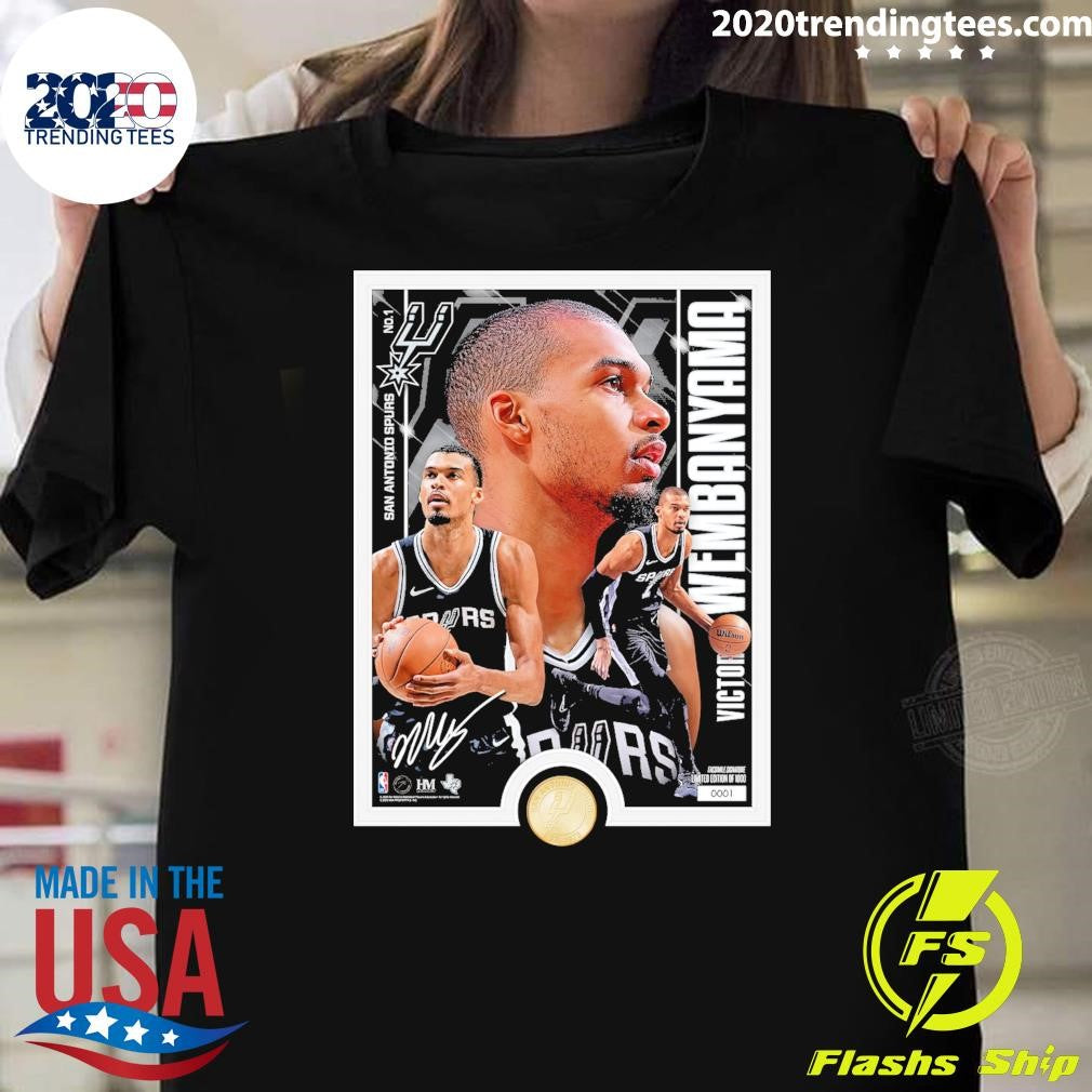 Victor Wembanyama San Antonio Spurs Highland Mint Limited Edition Artist Proof Bronze Shirt - T-Shirt, Sweatshirt, Hoodie