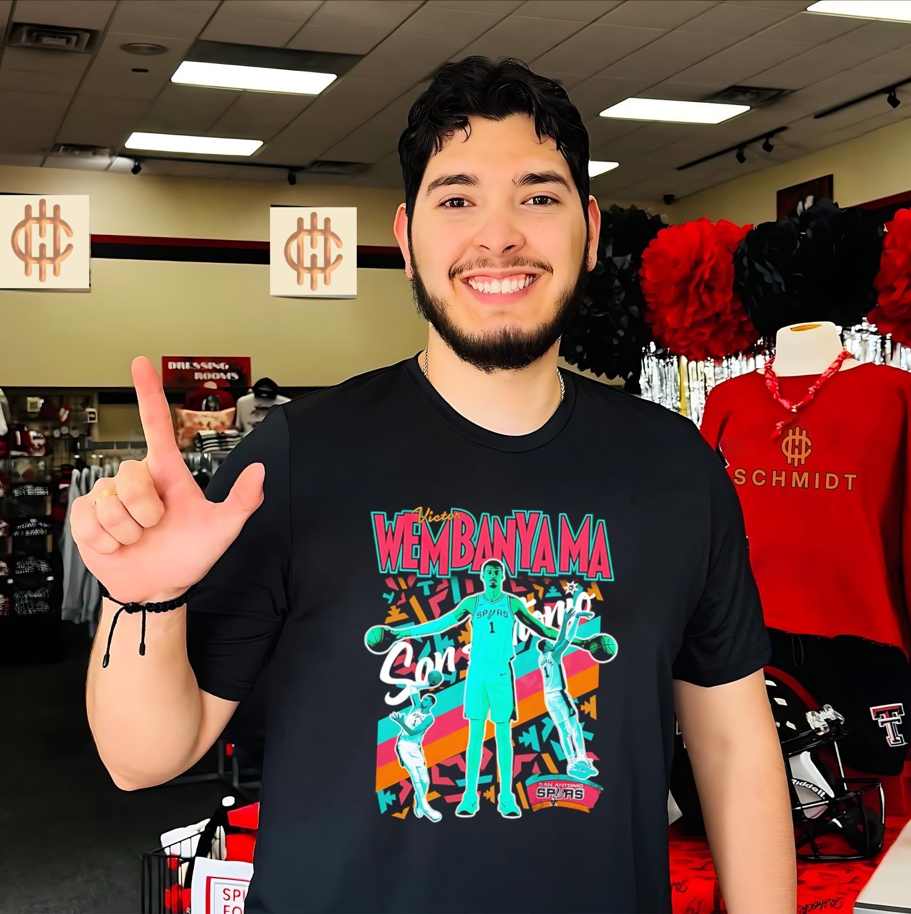 Victor Wembanyama San Antonio Spurs coloful retro style shirt Unisex T-shirt, Sweatshirt, Hoodie, Long Sleeve Tee - T-Shirt, Sweatshirt, Hoodie