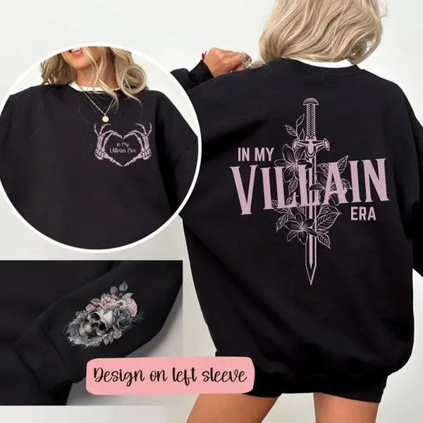 Villain Era Villain Era Villain Era Dark Romance Morally Grey Bookish T-Shirts, Hoodie, Sweatshirt - T-Shirt, Sweatshirt, Hoodie