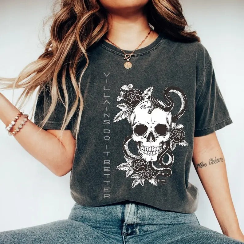Villains Do Better Shirt Villain Era Dark Romance Shirt Book Boyfriend Shirt Funny Reading Shirt Reading Top Bookish Morally Grey T-Shirts, Hoodie, Sweatshirt - T-Shirt, Sweatshirt, Hoodie