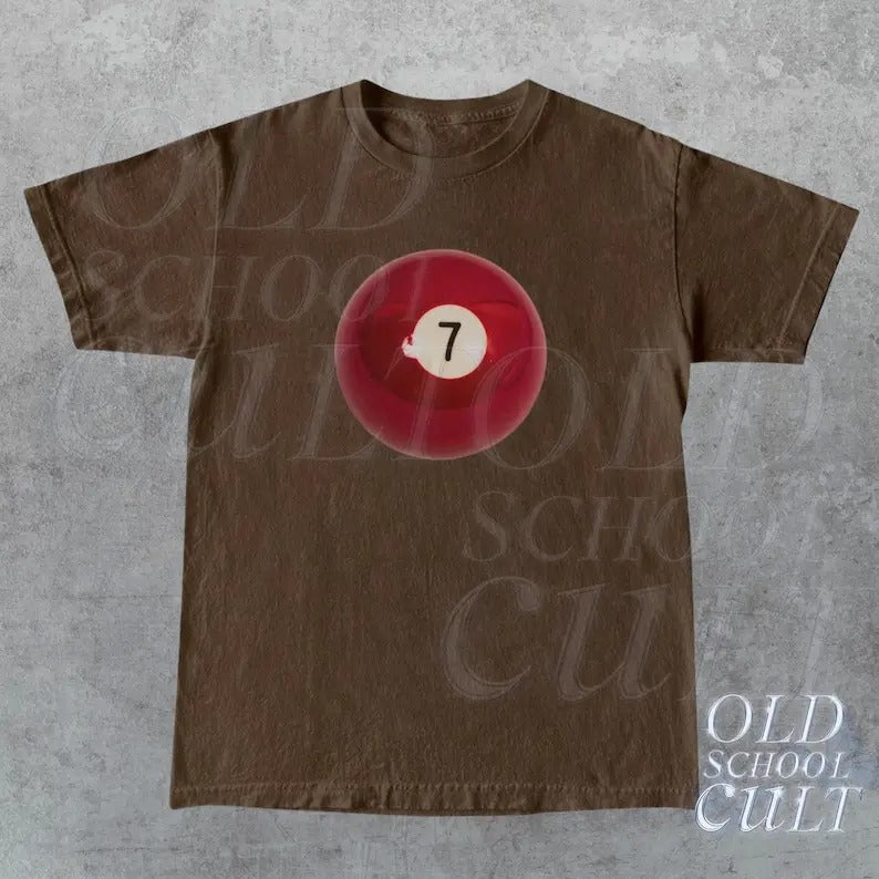 Vintage 7 Ball 90s Retro Billard Shirt Y2k Lucky Cool 80s Billard Y2k T-Shirts, Hoodie, Sweatshirt - T-Shirt, Sweatshirt, Hoodie