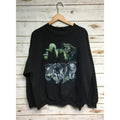 Vintage 90'S Distressed Wolves Crew Neck Black Lone Wolf Animal Print Nature Scene Boxy Fit Menswear Athletic T-Shirts, Hoodie, Sweatshirt - T-Shirt, Sweatshirt, Hoodie