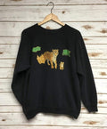 Vintage 90'S Tiger Zebra Hipster Animal Print Crew Neck Big Cats Animal Glitter T-Shirts, Hoodie, Sweatshirt - T-Shirt, Sweatshirt, Hoodie