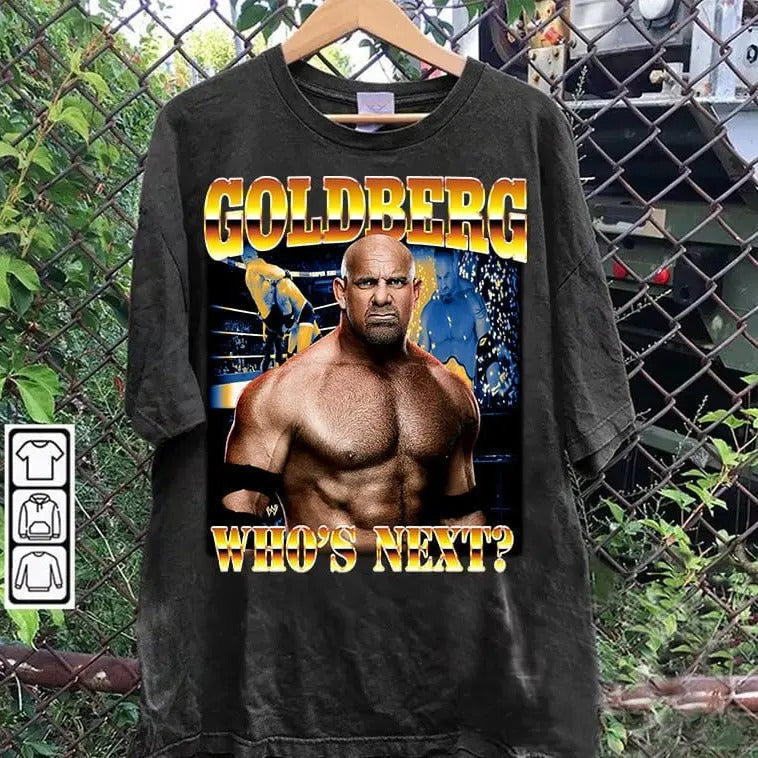 Vintage 90s Bill Goldberg Bill Goldberg American Professional Wrestler Man Woman T-Shirts, Hoodie, Sweatshirt - T-Shirt, Sweatshirt, Hoodie