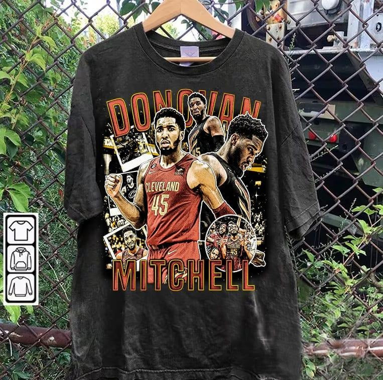 Vintage 90s Donovan Mitchell Donovan Mitchell Retro American Basketball Man Woman T-Shirts, Hoodie, Sweatshirt - T-Shirt, Sweatshirt, Hoodie