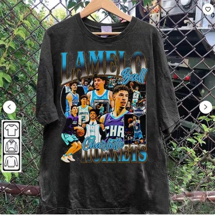 Vintage 90s LaMelo Ball LaMelo Ball Vintage Stephen Curry Vintage Man Woman Fan T-Shirts, Hoodie, Sweatshirt - T-Shirt, Sweatshirt, Hoodie