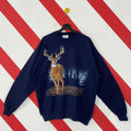 Vintage 90s Outfitters Deer Deer Deer Field Stream National Wildlife Habitat Print Logo Menswear Athletic T-Shirts, Hoodie, Sweatshirt - T-Shirt, Sweatshirt, Hoodie