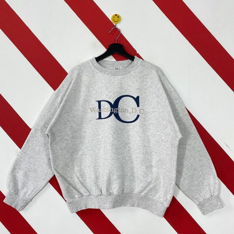 Vintage 90s Washington DC Washington Washington Capitol White House Monument Print Logo Cotton Menswear T-Shirts, Hoodie, Sweatshirt - T-Shirt, Sweatshirt, Hoodie