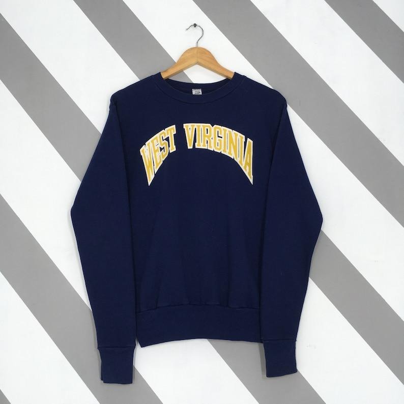 Vintage 90s West Virginia University Blue Medium West Virginia Spell Out WV Mountaineers Ncaa T-Shirts, Hoodie, Sweatshirt - T-Shirt, Sweatshirt, Hoodie