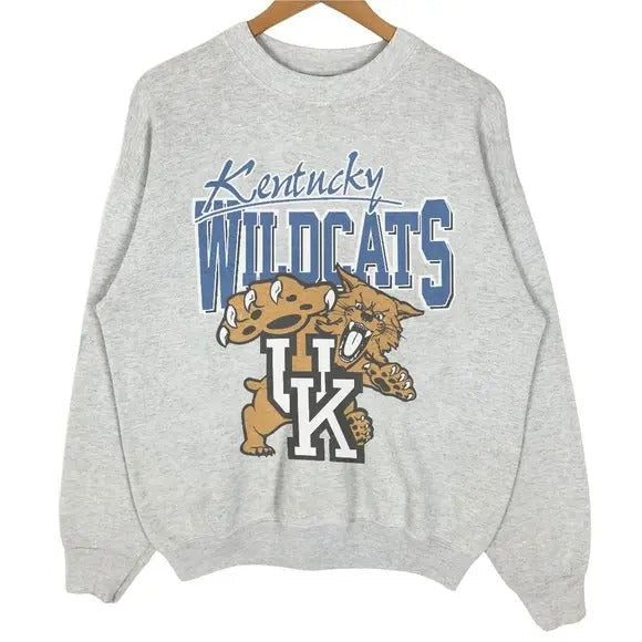 Vintage 9s Ncaa University Kentucky Wildcats Logo Retro 90s T-Shirts, Hoodie, Sweatshirt - T-Shirt, Sweatshirt, Hoodie