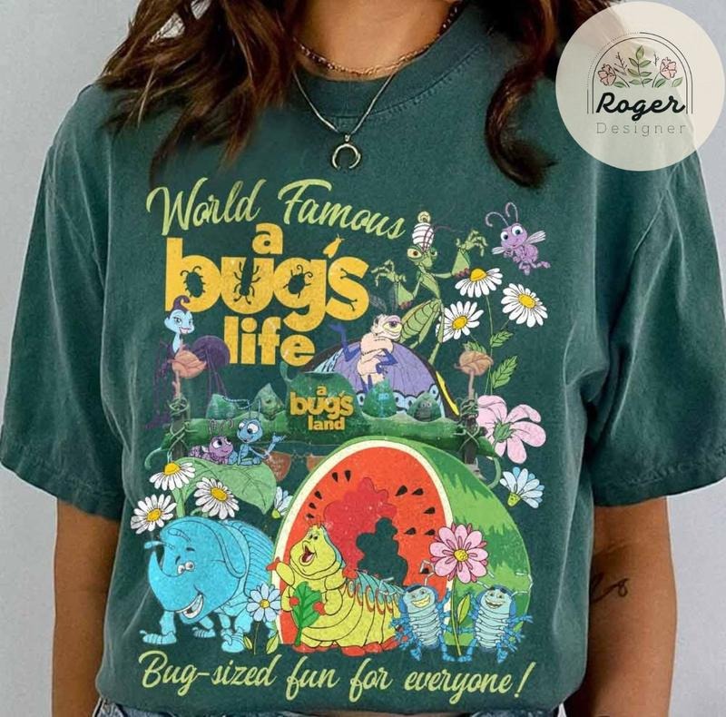 Vintage Bug'S Life Bug' Land Shirt Cartoon Land Ride Shirt Family Trip Family Trip Shirt T-Shirts, Hoodie, Sweatshirt - T-Shirt, Sweatshirt, Hoodie