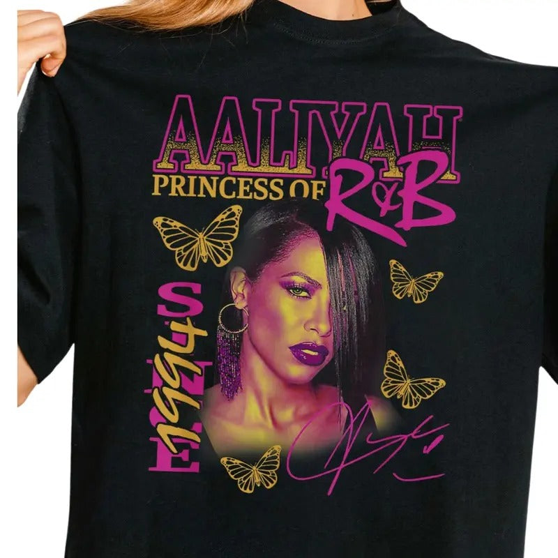 Vintage Aaliyah Shirt Rap Hip Hop Shirt Aaliyah Rap Shirt Aaliyah Vintage Shirt Aaliyah Selena Shirt Vintage Vintage T-Shirts, Hoodie, Sweatshirt - T-Shirt, Sweatshirt, Hoodie