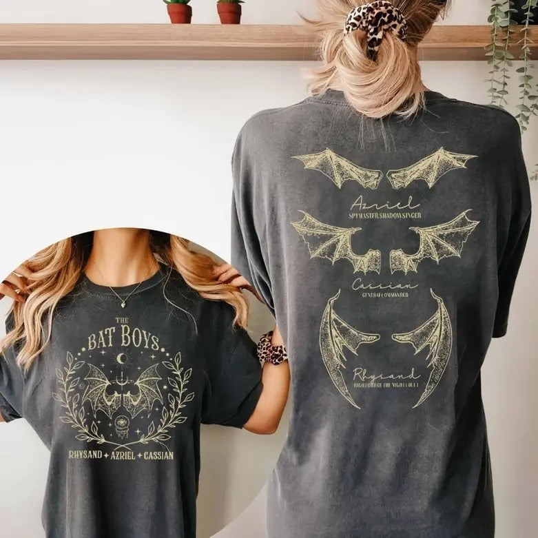 Vintage Acotar Bookish Shirt Acotar Bat Shirt Night Court Illyrians Shirt Acotar Shirt T-Shirts, Hoodie, Sweatshirt - T-Shirt, Sweatshirt, Hoodie