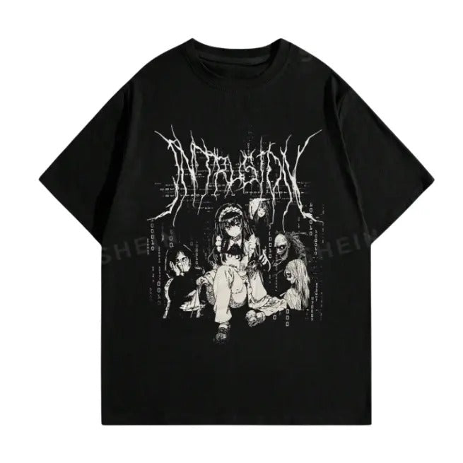 Vintage Anime Cartoon Character & Letter Top Womenswear Underwear Cotton Polyester T-Shirts, Hoodie, Sweatshirt - T-Shirt, Sweatshirt, Hoodie