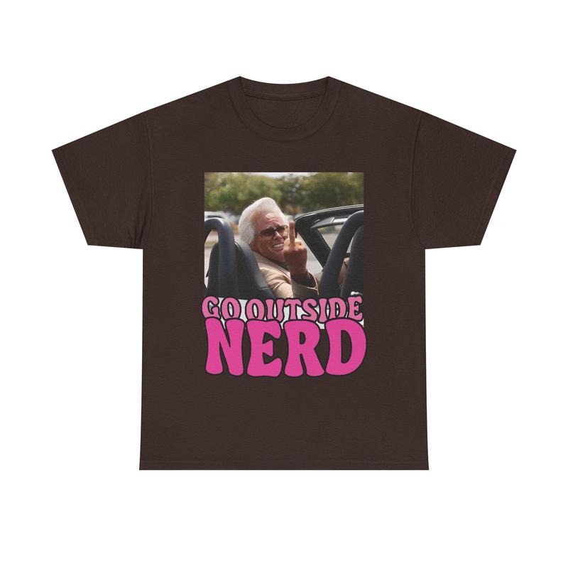 Vintage Baby Billy Flips Off Baby Billy Go Outside Nerd Meme Shirt T-Shirts, Hoodie, Sweatshirt - T-Shirt, Sweatshirt, Hoodie