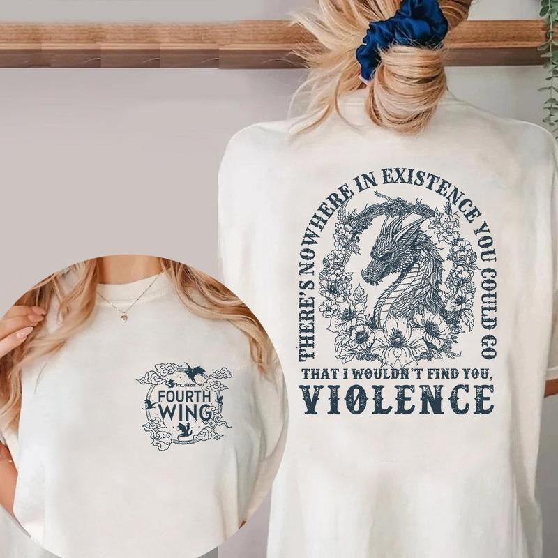 Vintage Basgiath War College 2 Sides Shirt Fourth Wing Dragon Rider Violet Sorrengail Xaden Riorson T-Shirts, Hoodie, Sweatshirt - T-Shirt, Sweatshirt, Hoodie