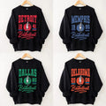 Vintage Basketball All Teams Basketball Basketball Fan Shirt Fan T-Shirts, Hoodie, Sweatshirt - T-Shirt, Sweatshirt, Hoodie
