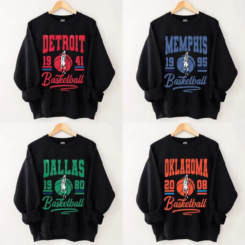 Vintage Basketball All Teams Basketball Basketball Fan Shirt Fan T-Shirts, Hoodie, Sweatshirt - T-Shirt, Sweatshirt, Hoodie