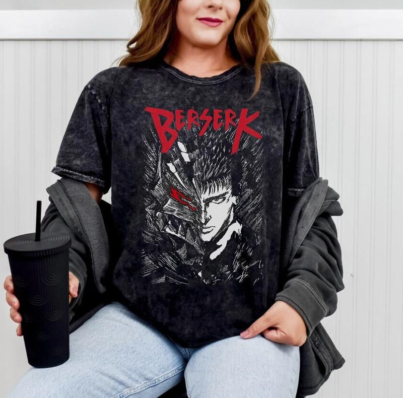 Vintage Berserk Shirt Vintage Anime Guts Berserk Berserk Berserk Griffith Vintage Berserk Vintage Berserk Top Womenswear Underwear Lady T-Shirts, Hoodie, Sweatshirt - T-Shirt, Sweatshirt, Hoodie