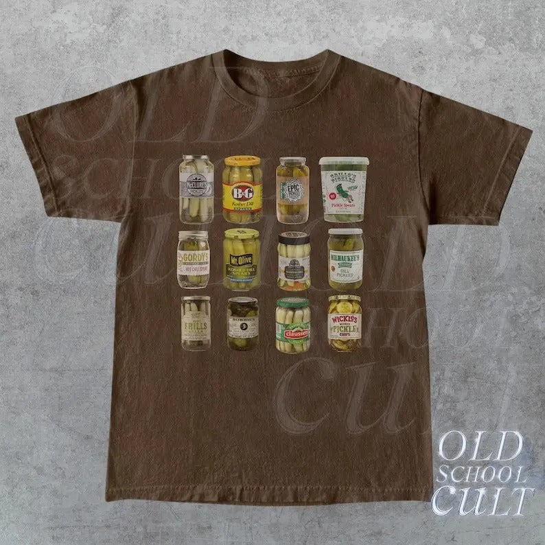 Vintage Canned Pickles 90s Retro Pickle Shirt Pickle Lovers Shirt Y2k Shirt Shirt 2000s T-Shirts, Hoodie, Sweatshirt - T-Shirt, Sweatshirt, Hoodie