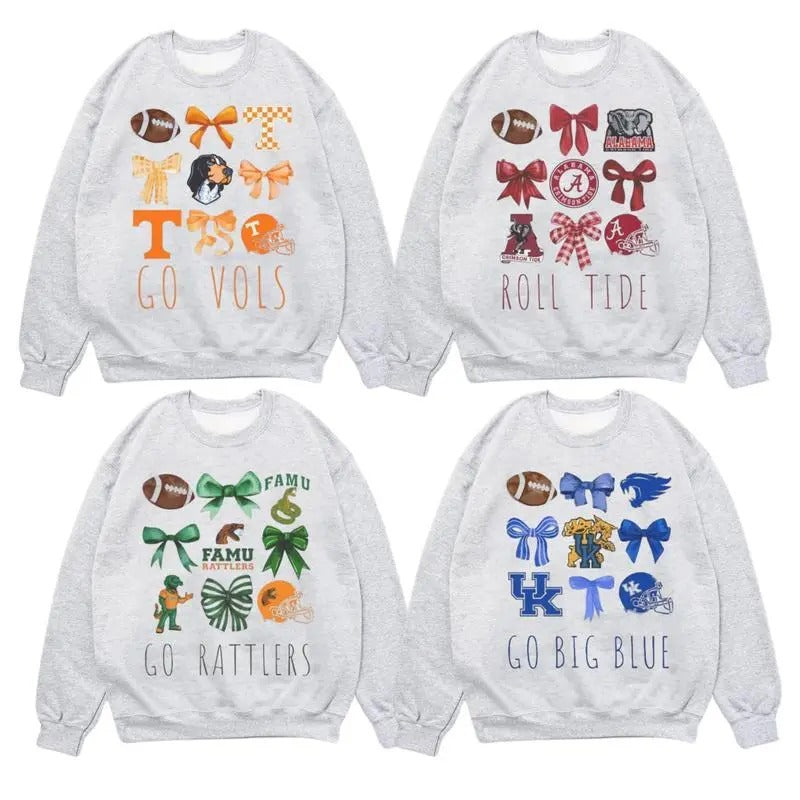Vintage College Football Ash Grey Coquette Fan Vintage T-Shirts, Hoodie, Sweatshirt - T-Shirt, Sweatshirt, Hoodie