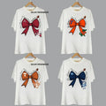 Vintage College Football Bows Inspired White Shirt Vintage All Team Football Coquette Shirt Vintage NCAA Fans T-Shirts, Hoodie, Sweatshirt - T-Shirt, Sweatshirt, Hoodie