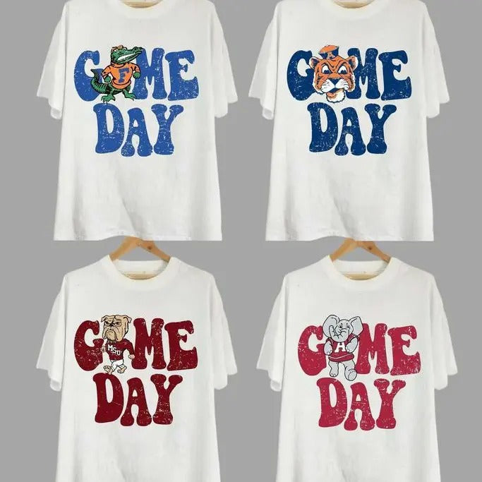 Vintage College Game Day All Teams NCAA Classic Cotton Sleeve Vintage Retro Menswear Top Underwear T-Shirts, Hoodie, Sweatshirt - T-Shirt, Sweatshirt, Hoodie