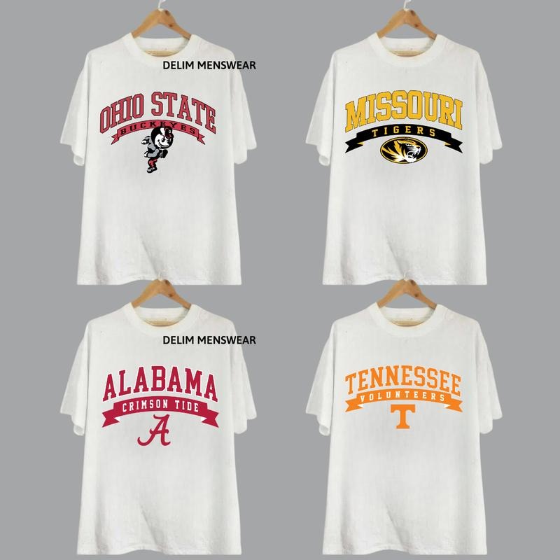 Vintage College NCAA Vintage All Teams NCAA Shirt Classic Sport Sport College Football Cotton Menswear T-Shirts, Hoodie, Sweatshirt - T-Shirt, Sweatshirt, Hoodie
