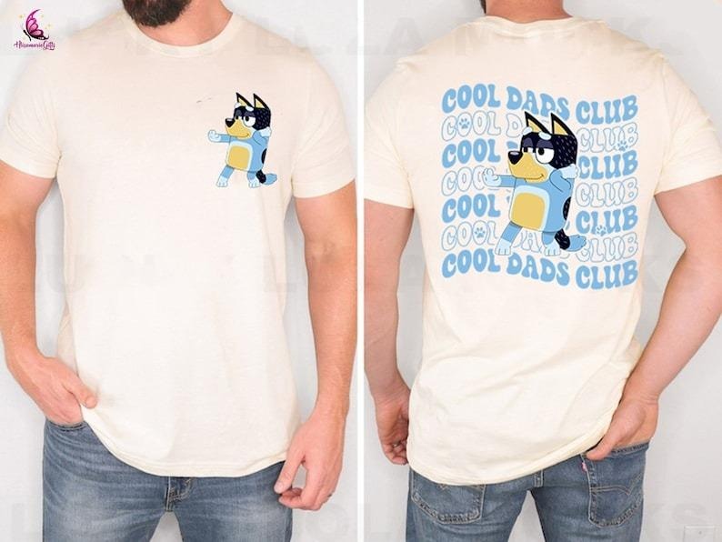 Vintage Cool Dads Club Shirt Bluey Shirt Bluey Shirt Bluey Shirt Bluey Family Shirt Father T-Shirts, Hoodie, Sweatshirt - T-Shirt, Sweatshirt, Hoodie