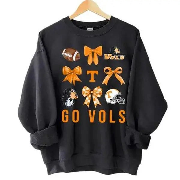 Vintage Coquette Tennessee Volunteers Football NCAA Team Shirt NCAA University Sport Team Shirt Top Cotton Fan T-Shirts, Hoodie, Sweatshirt - T-Shirt, Sweatshirt, Hoodie