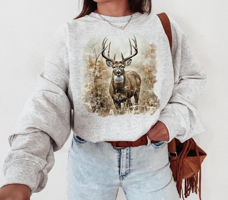 Vintage Deer Retro Deer Deer Shirt Retro Deer Shirt Buck Shirt Animal Lover Shirt Vintage Buck Shirt Retro Fall Shirt Hunting Camo Shirt T-Shirts, Hoodie, Sweatshirt - T-Shirt, Sweatshirt, Hoodie