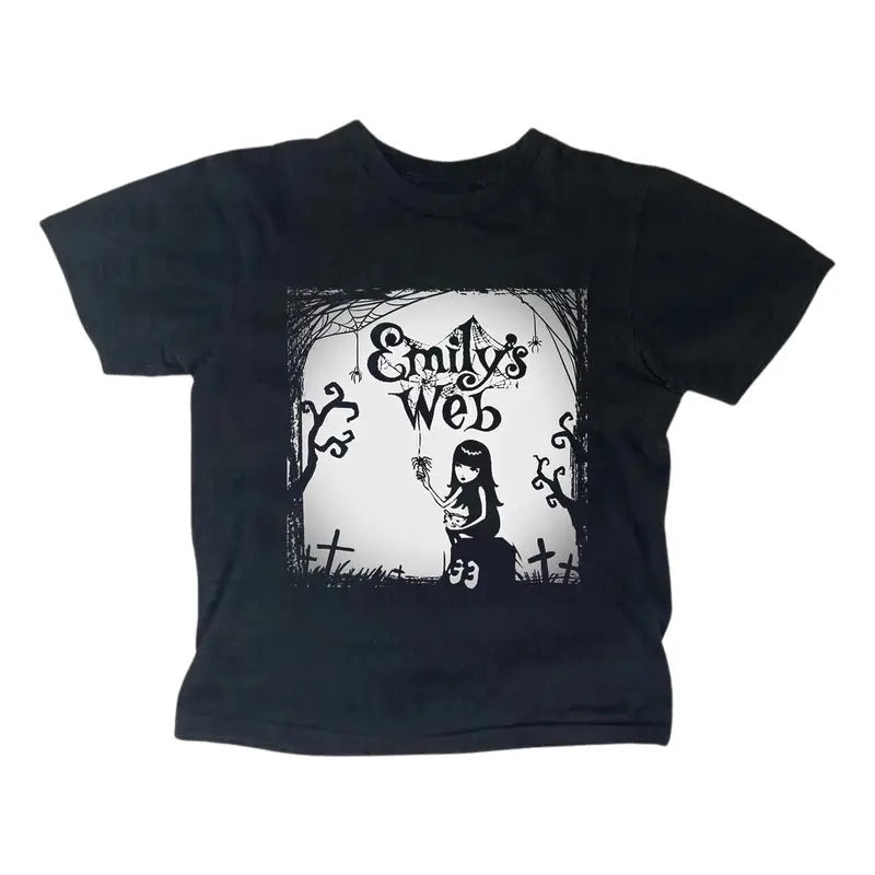 Vintage Emily Strange Baby Gothic Emo Girl Baby Y2k Top Streetwear Grunge 2000s Fitted Womenswear Summer T-Shirts, Hoodie, Sweatshirt - T-Shirt, Sweatshirt, Hoodie