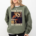 Vintage Feminist Sarcastic Your Body My Choice Female Paris Long Sleeved Rage Outfits T-Shirts, Hoodie, Sweatshirt - T-Shirt, Sweatshirt, Hoodie