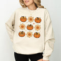 Vintage Floral Pumpkin Retro Halloween Coquette Bow Pumpkin Autumn Pumpkin Spooky Season Comfy Long Sleeve Fall Autumn Tops Casual Womenswear Comfort Fabric Cotton Top T-Shirts, Hoodie, Sweatshirt - T-Shirt, Sweatshirt, Hoodie
