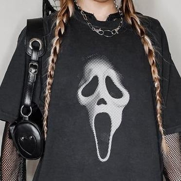 Vintage Ghost Face Shirt Scream Movie Shirt Horrow Halloween Shirt Halloween Scaarry Movie Shirt Halloween Party T-Shirts, Hoodie, Sweatshirt - T-Shirt, Sweatshirt, Hoodie