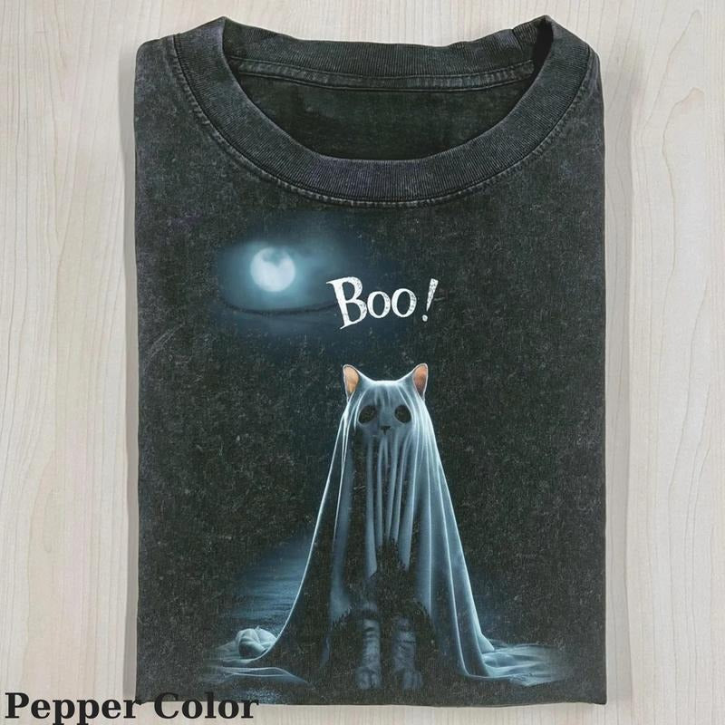Vintage Ghost Kitten Ghost Kitten Cute Cat Shirt Love Cat Meme Cringe Funny Dumb Shirts Shirt Menswear Womenswear Streetwear T-Shirts, Hoodie, Sweatshirt - T-Shirt, Sweatshirt, Hoodie