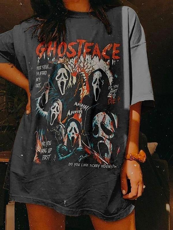 Vintage Ghostface 90s Scary Movie Retro Halloween Scream Vintage Scary Movie Character Vintage Scream Shirt T-Shirts, Hoodie, Sweatshirt - T-Shirt, Sweatshirt, Hoodie