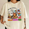 Vintage Happy Hallothanksmas Shirt Happy Halloween Thanksgiving Shirt Season Funny Halloween Fall Shirt T-Shirts, Hoodie, Sweatshirt - T-Shirt, Sweatshirt, Hoodie
