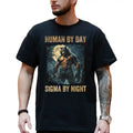 Vintage Human Day Sigma Night Retro Meme Werewolf Unhinged Funny Him T-Shirts, Hoodie, Sweatshirt - T-Shirt, Sweatshirt, Hoodie